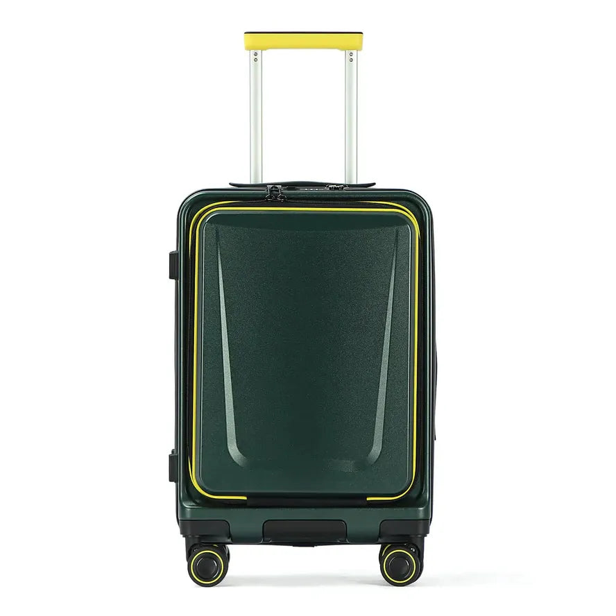 JMT-973642 20" Front Open Travel Trolley Suitcase – 100% Aluminium Carry-On Luggage