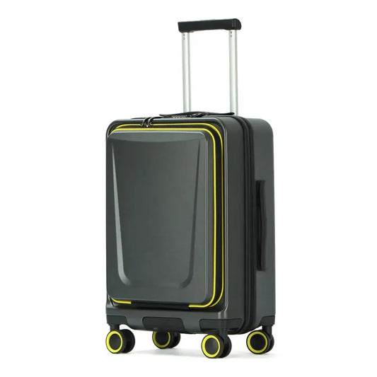 JMT-973642 20" Front Open Travel Trolley Suitcase – 100% Aluminium Carry-On Luggage
