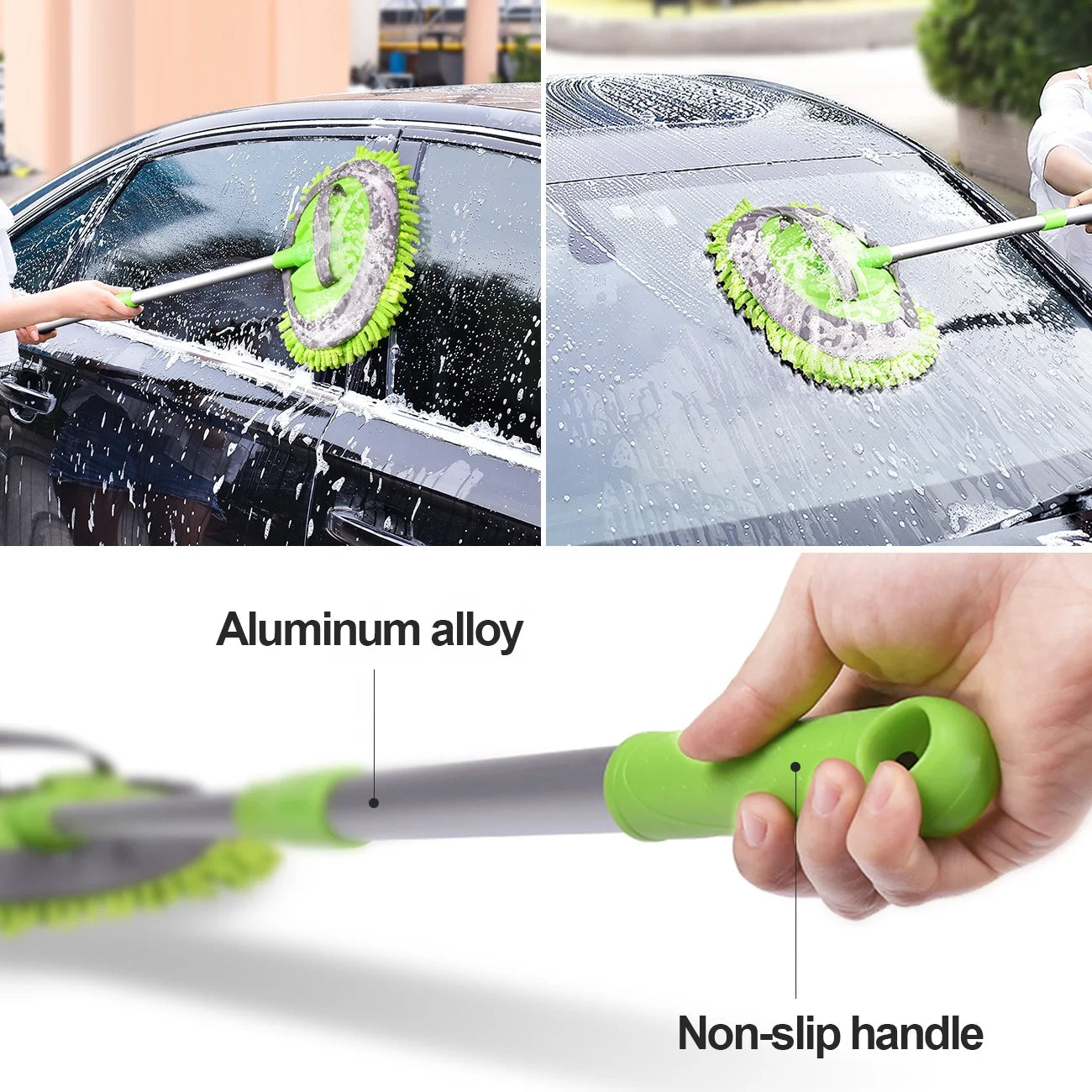 JMT-973706 Telescopic Car Wash Brush Mop for Effective Vehicle Cleaning