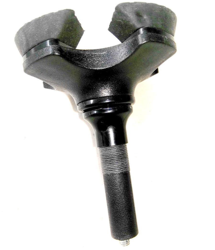 JMT-973962 Aluminum Alloy Folding Crutches with Wooden Handle - Four Section Design