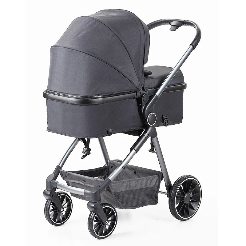 JMT-974218 3-in-1 Luxury Baby Stroller Travel System with Carrycot and Car Seat