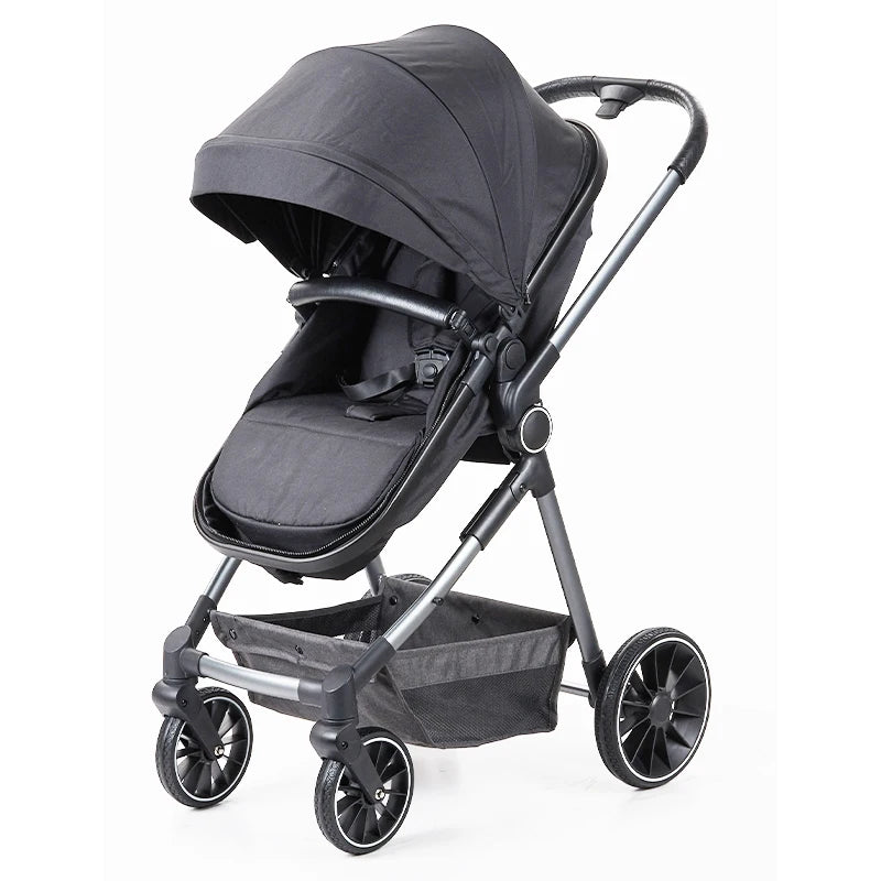 JMT-974218 3-in-1 Luxury Baby Stroller Travel System with Carrycot and Car Seat