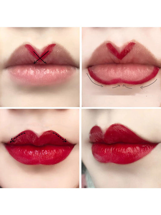 JMT-974346 Portable Female Retractable Lip Brush for Lipstick, Lip Balm, and Lip Glaze