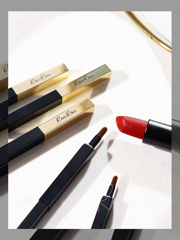 JMT-974346 Portable Female Retractable Lip Brush for Lipstick, Lip Balm, and Lip Glaze