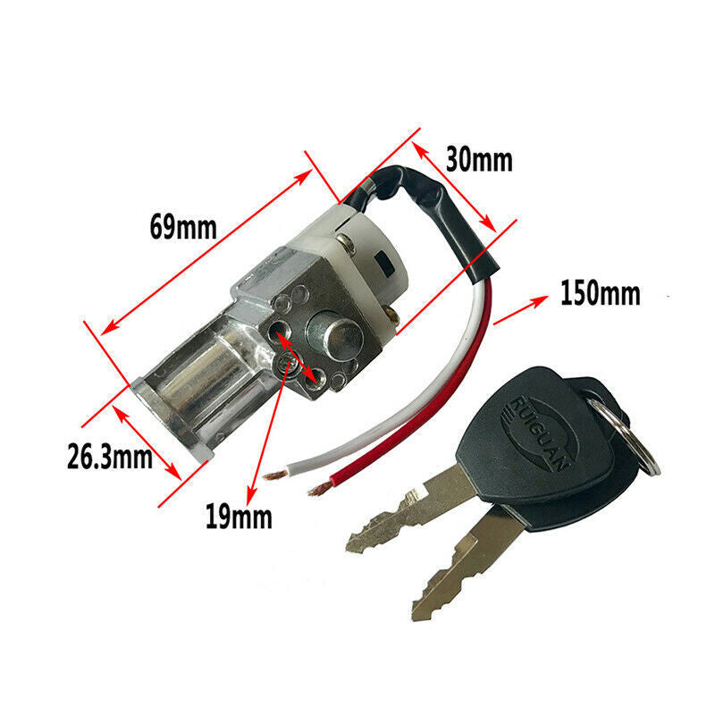 JMT-974410 Heart-Shape Lock for Electric Bicycle Lithium Battery, 10MM Cylinder Diameter, Secure Battery Locking Solution