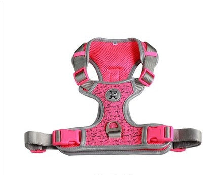 JMT-974410 Lightweight Breathable Dog Walking Vest with Dual Layer Towing Rope