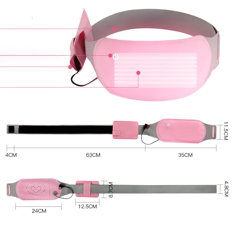 JMT-974474 Graphene Heated Womb Belt with Adjustable Temperature and Waterproof Design