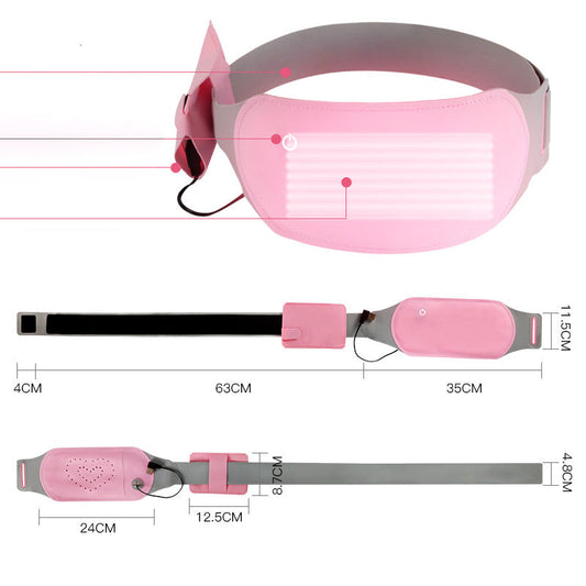 JMT-974474 Graphene Heated Womb Belt with Adjustable Temperature and Waterproof Design