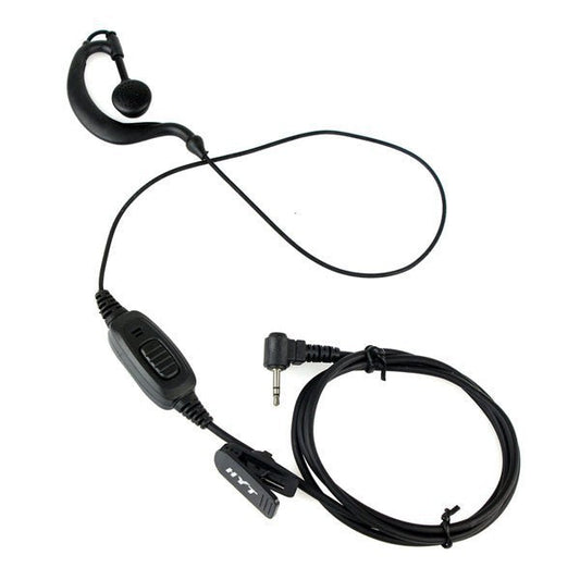 JMT-975050 Single Plug Headset for HYT and Motorola Models with 2.5mm Audio Plug - Black