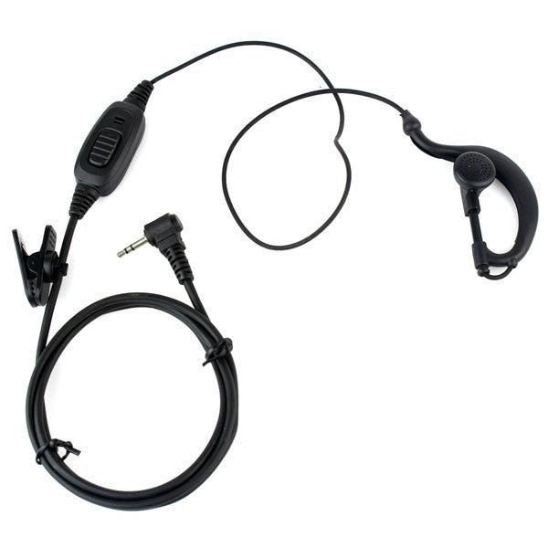 JMT-975050 Single Plug Headset for HYT and Motorola Models with 2.5mm Audio Plug - Black