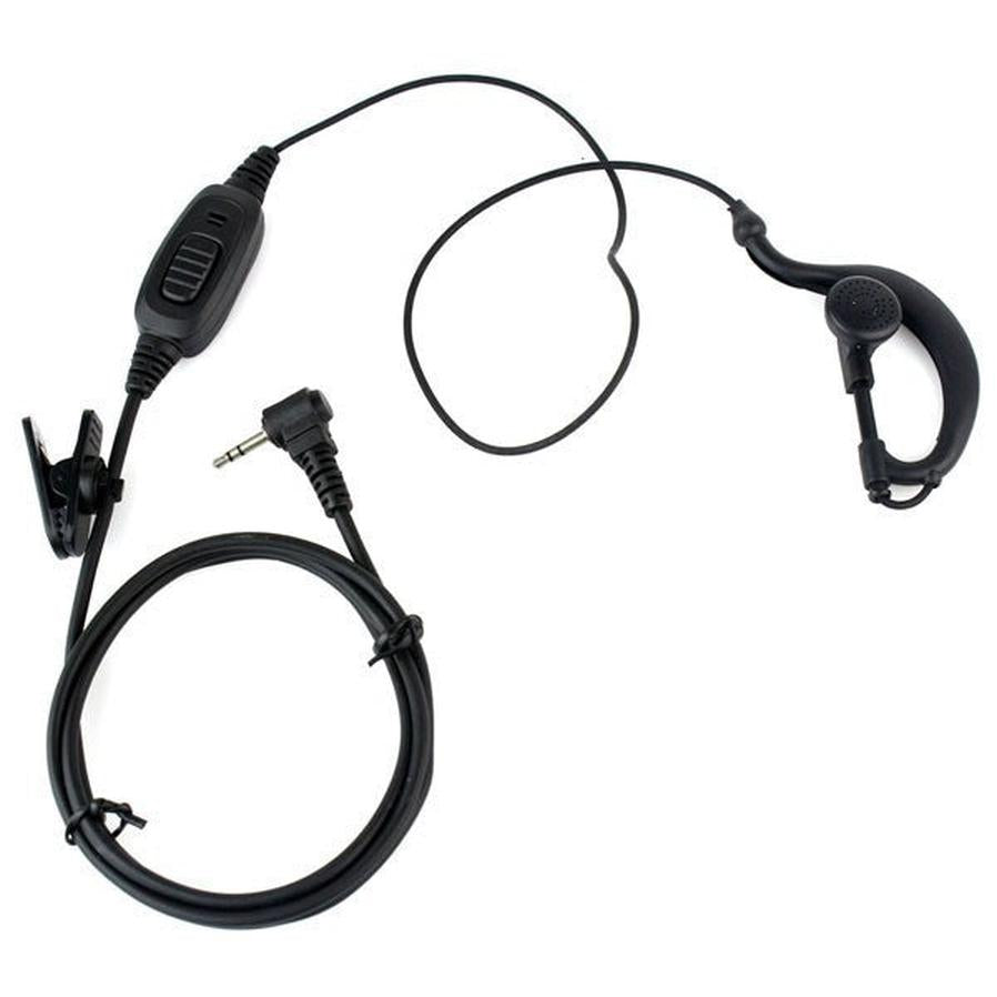 JMT-975050 Single Plug Headset for HYT and Motorola Models with 2.5mm Audio Plug - Black