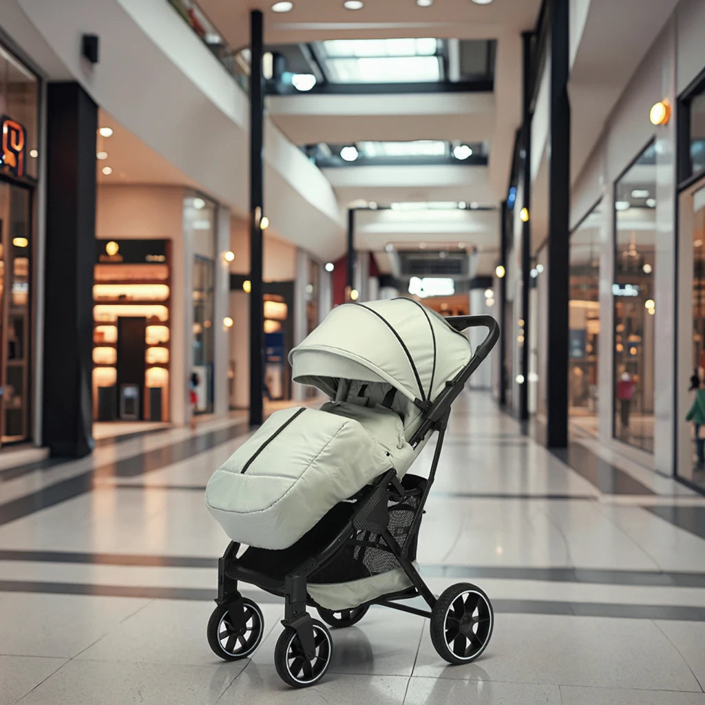 JMT-975370 2-in-1 Portable Baby Stroller with Foldable Alloy Wheels for Kids
