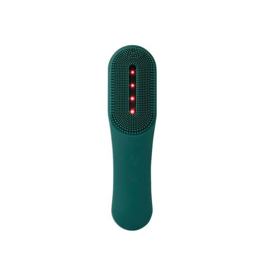 JMT-975370 Ultrasonic Vibrating Facial Cleanser with Red Light Therapy
