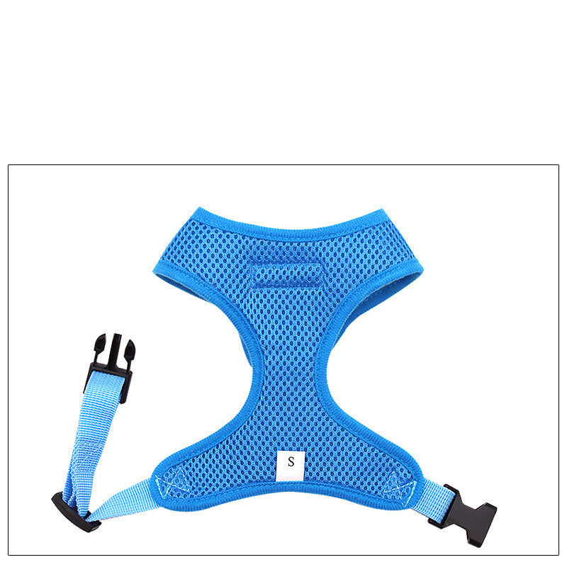 JMT-975562 Adjustable Vest-Style Dog Chest Strap – Lightweight Polyester Traction Belt for Small to Medium Breeds (S, M, L Sizes)