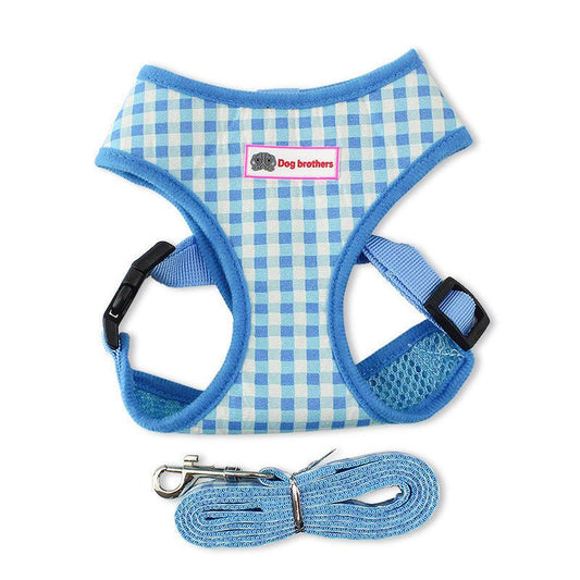 JMT-975562 Adjustable Vest-Style Dog Chest Strap – Lightweight Polyester Traction Belt for Small to Medium Breeds (S, M, L Sizes)