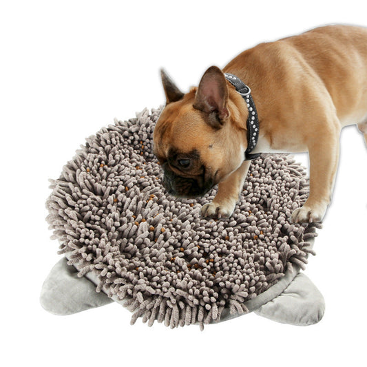 JMT-975690 Pet Training Sniffing Pad - Interactive Anti-Boring Blanket for Dogs and Cats (45x45cm, Gray)