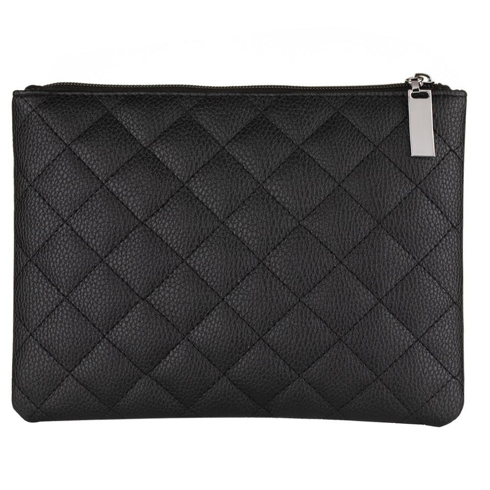 JMT-975818 15-Piece Matte Black Makeup Brush Set with Cosmetic Bag, Nylon Wool and Wooden Handle