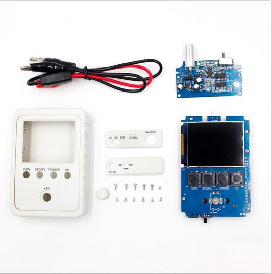 JMT-976010 DIY Electronic Oscilloscope Kit - 1Msps, 12Bit Precision, 200KHz Bandwidth, Adjustable Vertical Sensitivity and Trigger Modes