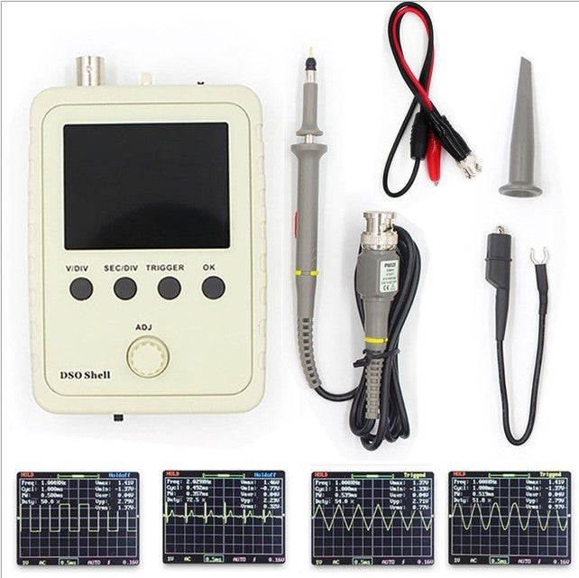 JMT-976010 DIY Electronic Oscilloscope Kit - 1Msps, 12Bit Precision, 200KHz Bandwidth, Adjustable Vertical Sensitivity and Trigger Modes