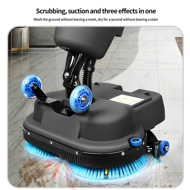 JMT-976010 Wireless Industrial Floor Scrubber and Sweeper Cleaning Machine