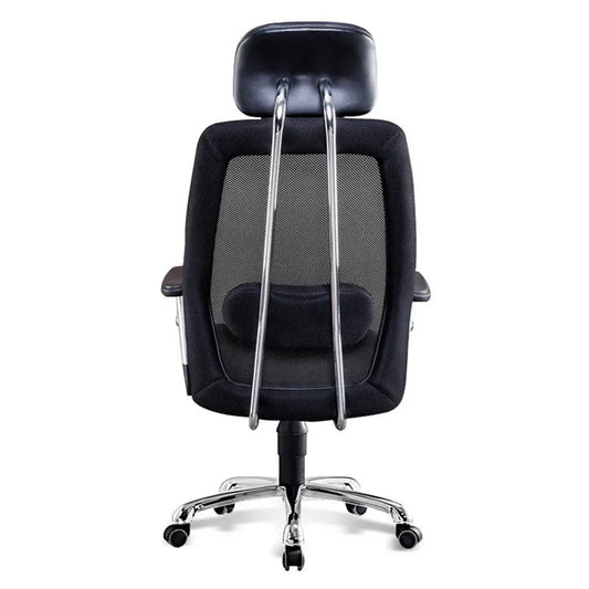 JMT-976138 Luxury High Back Mesh Office Chair with Adjustable Headrest and Lumbar Support Pillow