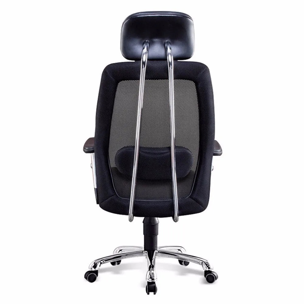 JMT-976138 Luxury High Back Mesh Office Chair with Adjustable Headrest and Lumbar Support Pillow