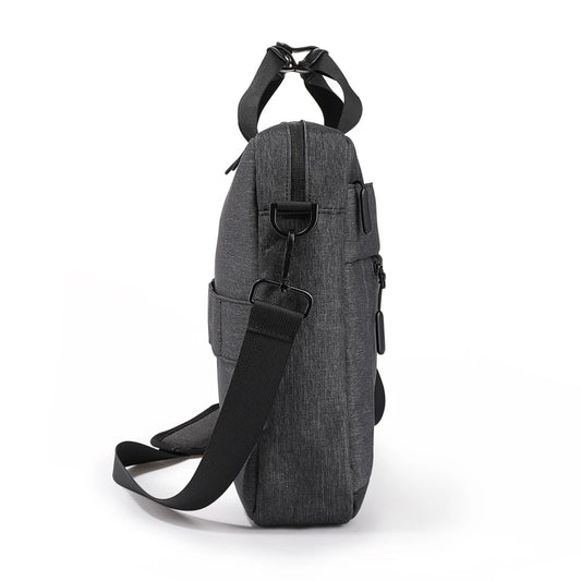 JMT-976202 Lightweight Casual Fabric Briefcase with Shoulder Strap for Men