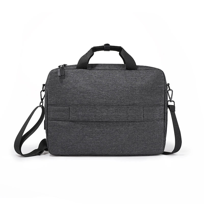 JMT-976202 Lightweight Casual Fabric Briefcase with Shoulder Strap for Men