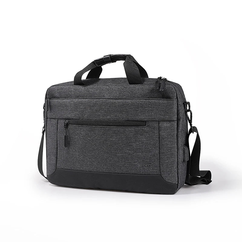 JMT-976202 Lightweight Casual Fabric Briefcase with Shoulder Strap for Men