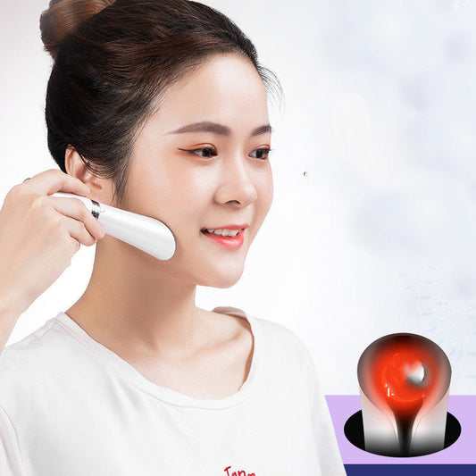 JMT-976778 Jade Eye Treatment Tool for Dark Circles, Wrinkles, and Puffiness with Ultrasonic Vibration and Hot Compress