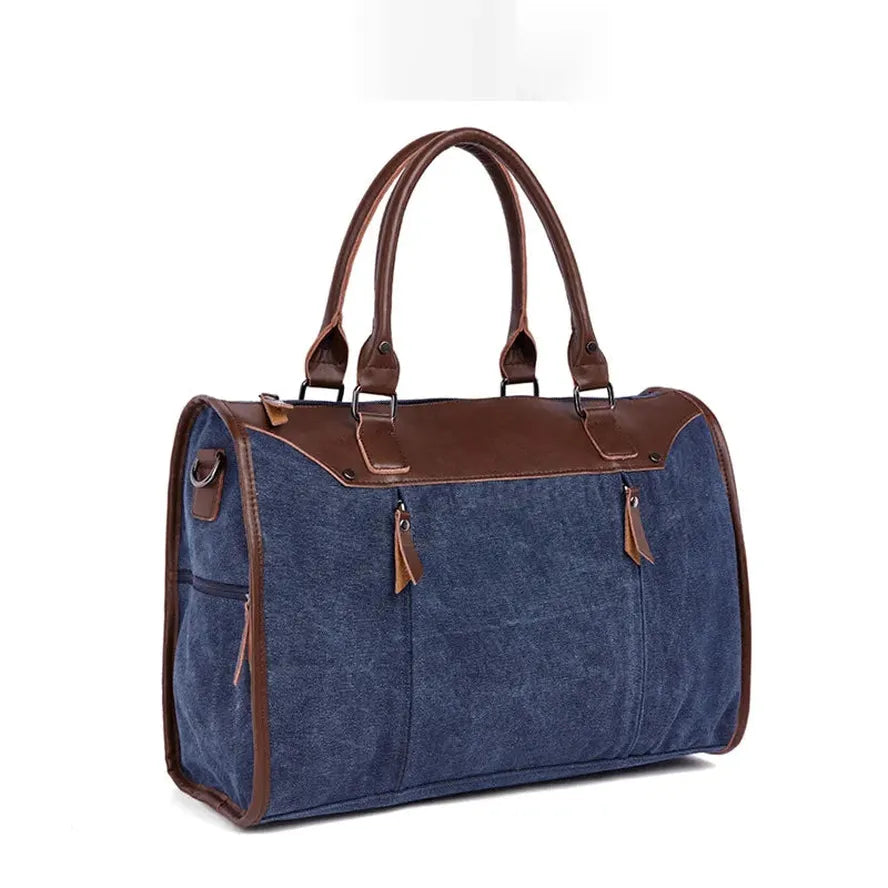 JMT-976778 Vintage Canvas Briefcase Handbag for Men - Casual Style and Versatile Use