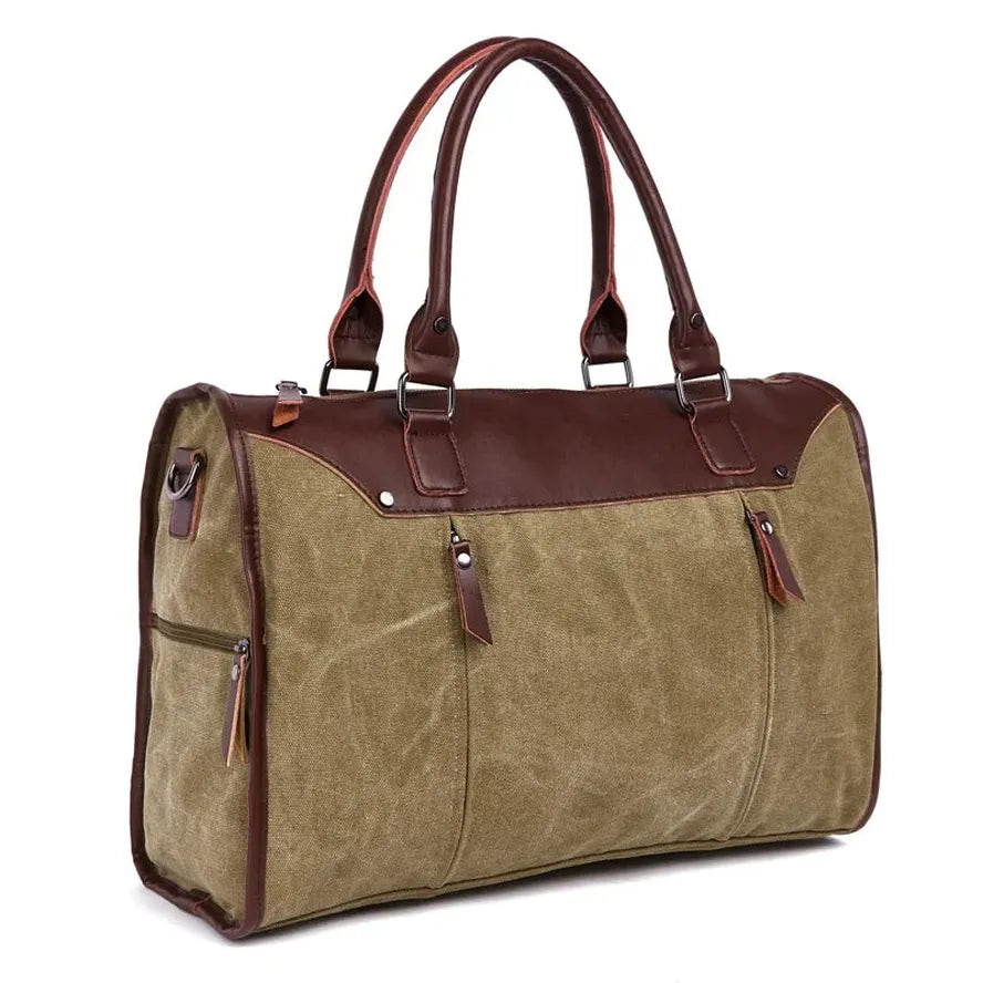 JMT-976778 Vintage Canvas Briefcase Handbag for Men - Casual Style and Versatile Use
