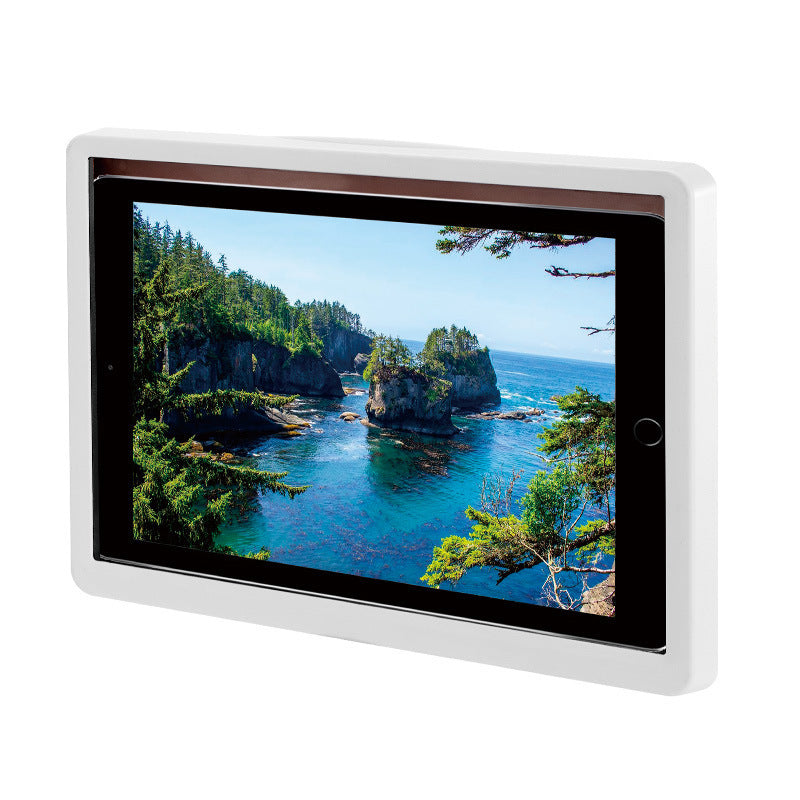 JMT-977226 Waterproof Wall-Mounted Phone Holder for Bathroom Use, Plastic, White