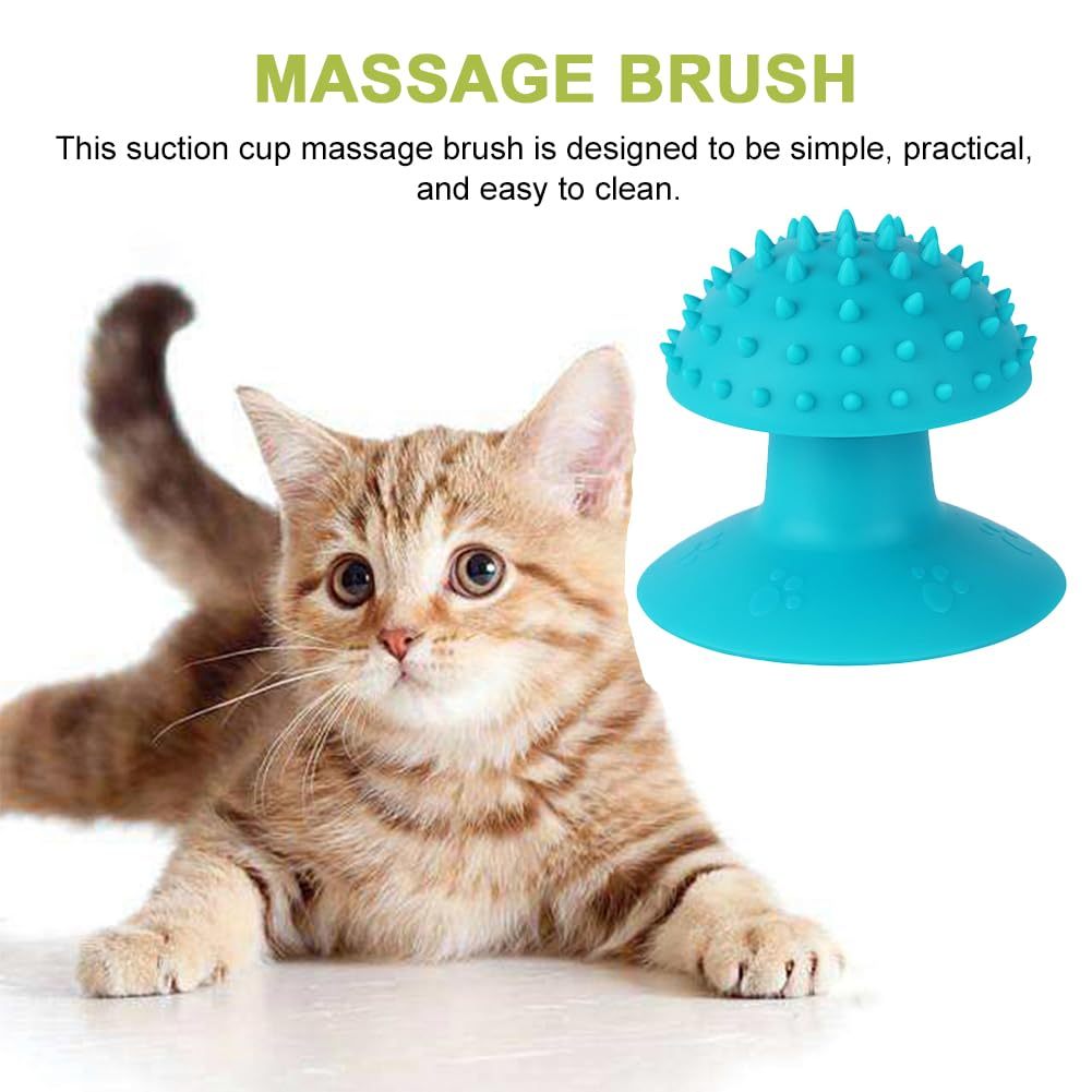 JMT-977354 Cat Self Grooming Brush and Scratcher with Cat Mint - Eco-Friendly Pet Hair Remover for Cats and Kittens