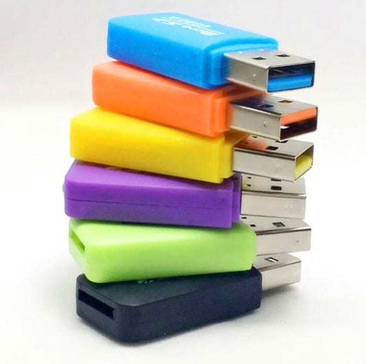 JMT-977866 Mini USB TF Card Reader with 16GB TF Card and SD Transfer Adapter