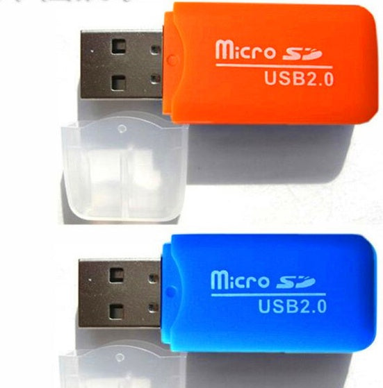 JMT-977866 Mini USB TF Card Reader with 16GB TF Card and SD Transfer Adapter
