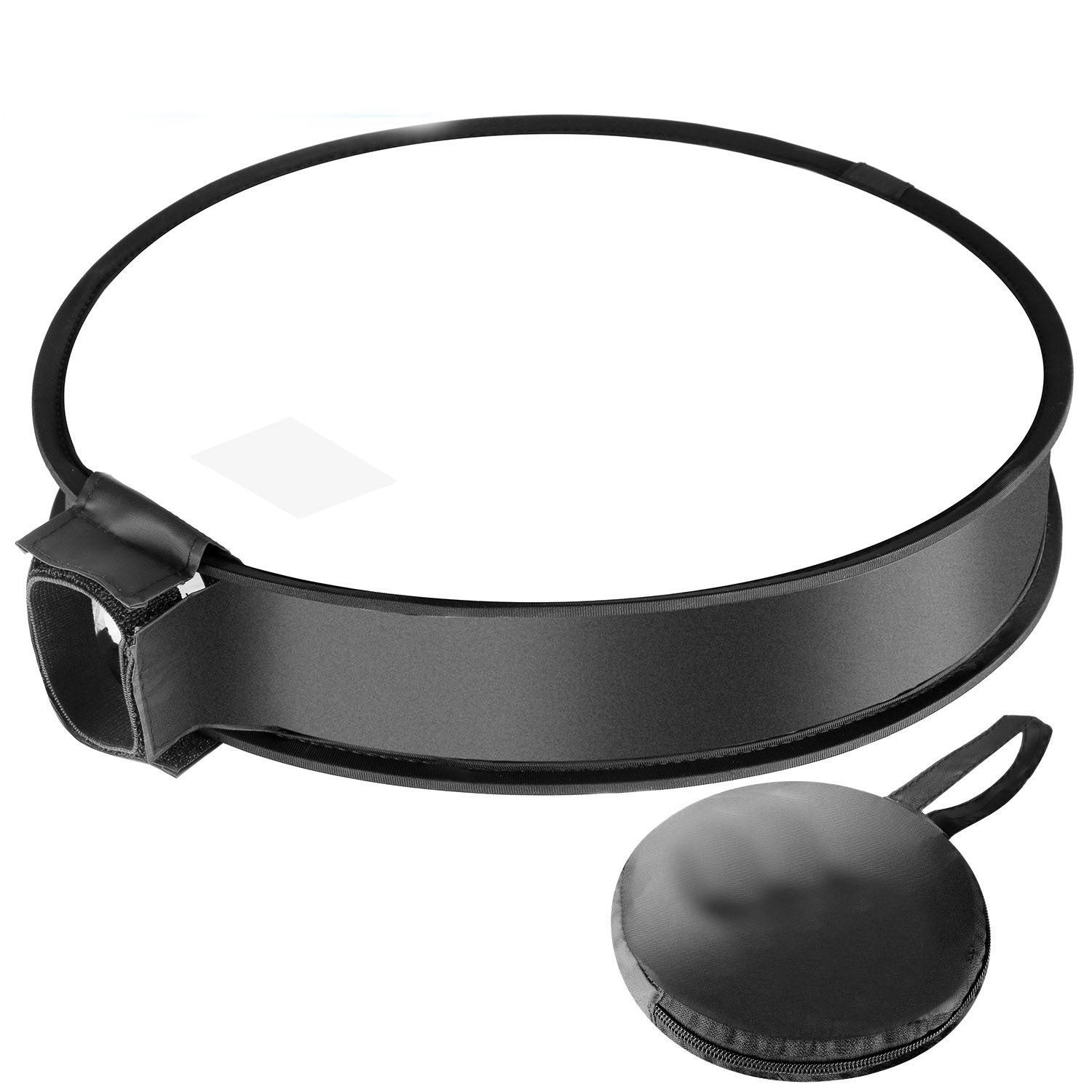 JMT-978058 On-Camera Flash Ring Soft Diffuser with Reflective Material, 30cm/40cm Size, 6x10cm Opening