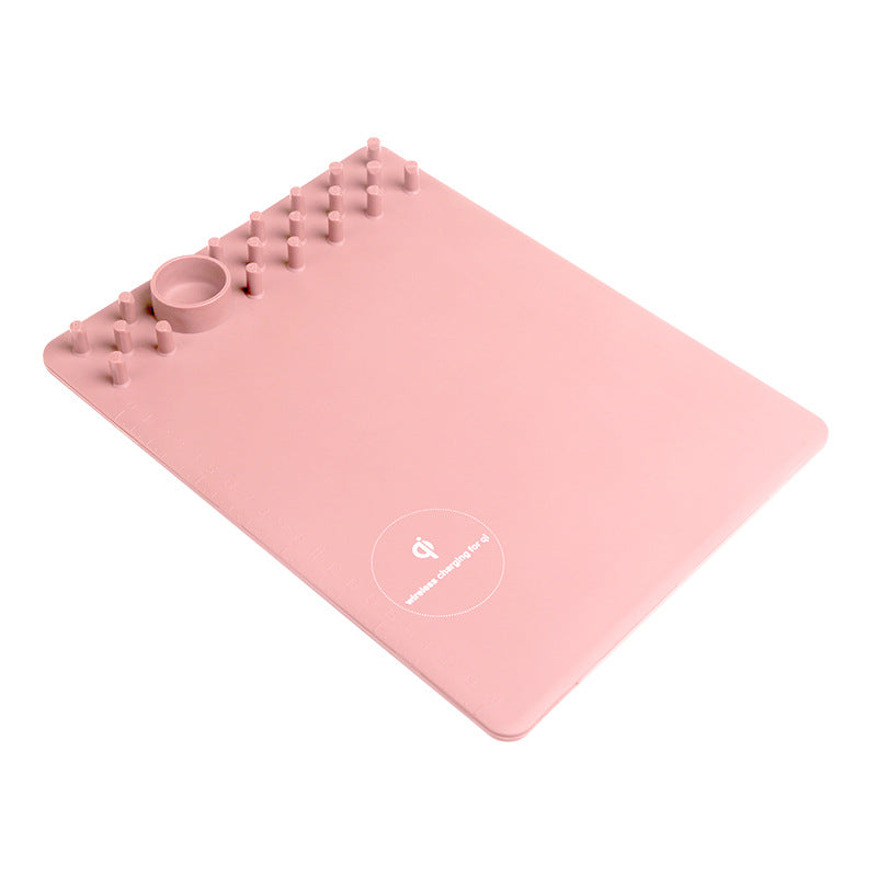 JMT-978186 Wireless Charging Mouse Pad with Integrated Charging Station