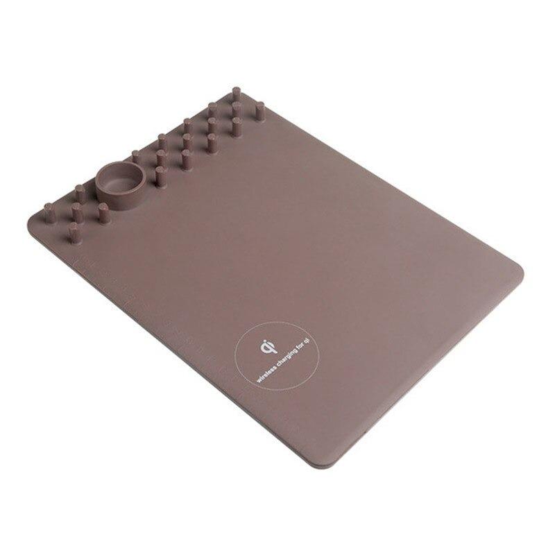 JMT-978186 Wireless Charging Mouse Pad with Integrated Charging Station