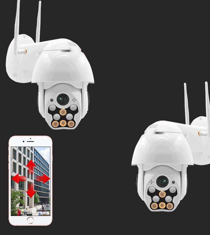 JMT-978634 1080P Wireless Outdoor Dome Camera with 360-Degree Panoramic View and Motion Detection