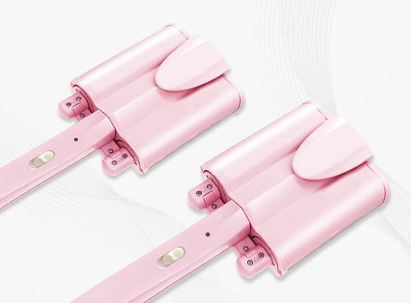 JMT-978826 Omelet Head Curling Iron with 21mm-30mm Tourmaline Ceramic Barrel and Temperature Control for Wet and Dry Hair