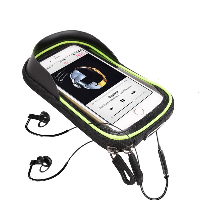 JMT-978890 Bicycle Cell Phone Pouch with Touchscreen Compatibility