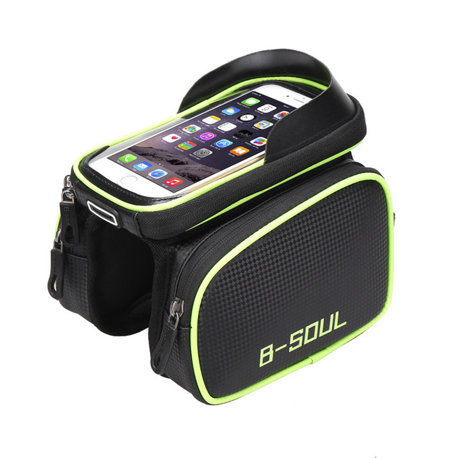 JMT-978890 Bicycle Cell Phone Pouch with Touchscreen Compatibility
