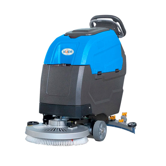 JMT-979146 20-Inch Floor Scrubber for Cleaning Rubber Flooring and Concrete Surfaces