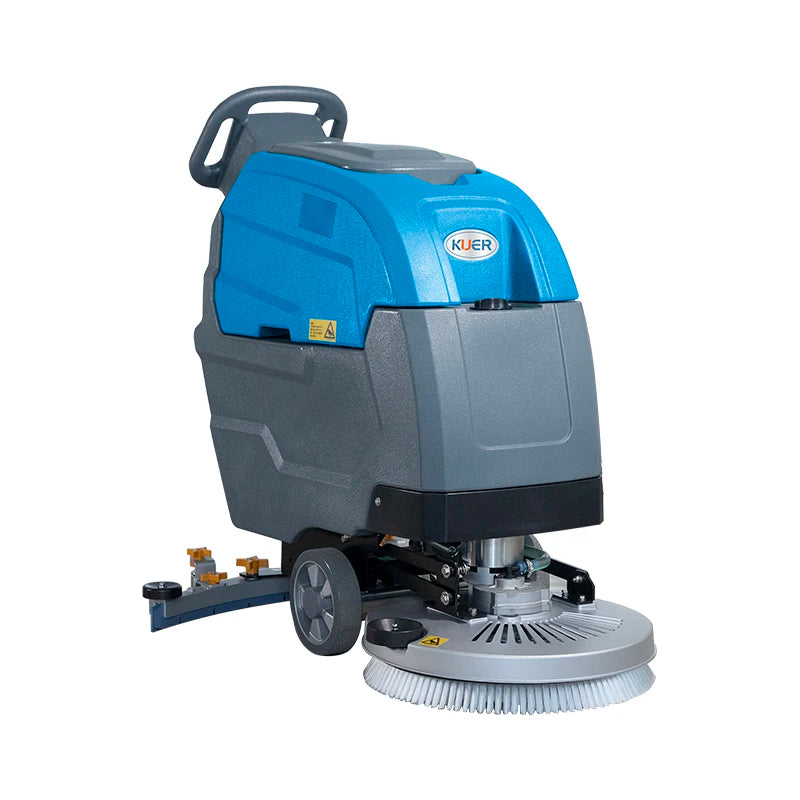 JMT-979146 20-Inch Floor Scrubber for Cleaning Rubber Flooring and Concrete Surfaces