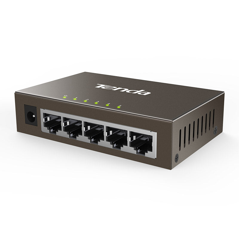 JMT-979338 5-Port Gigabit Ethernet Switch, Model TEG1005D, 10/100/1000 Mbps Networking Hub