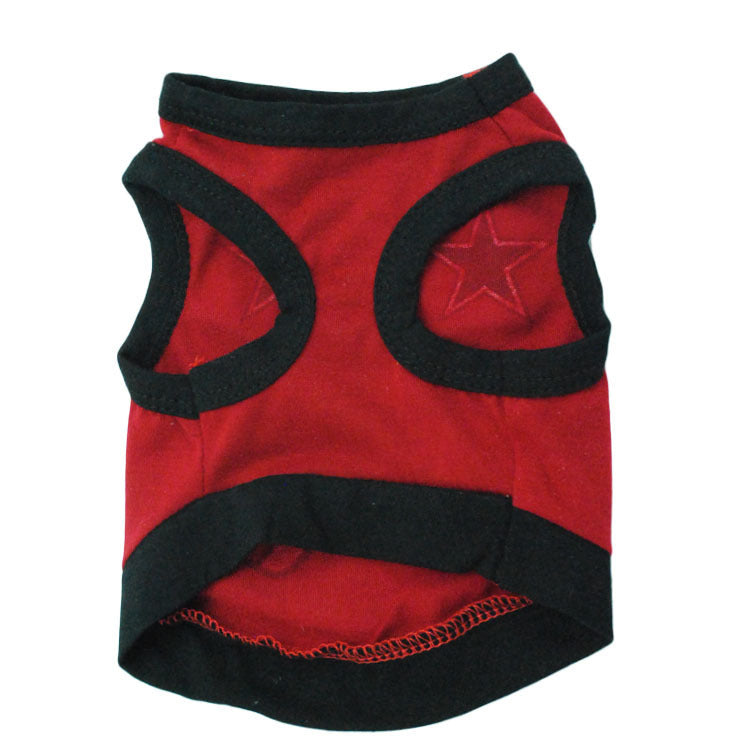 JMT-979466 Leisure Polyester Smiley Pet Vest for Dogs