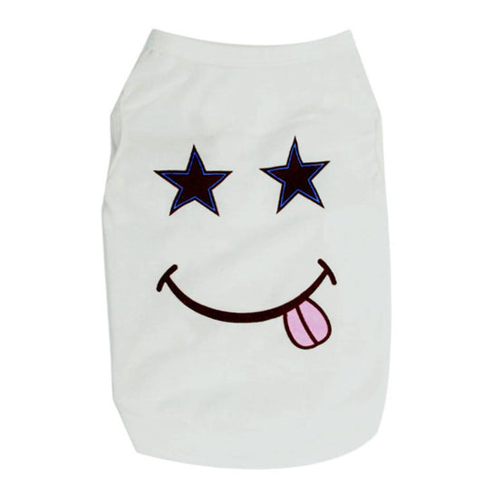 JMT-979466 Leisure Polyester Smiley Pet Vest for Dogs