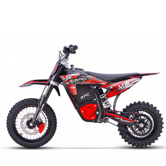 JMT-979594 1300W/1800W 48V Lithium Battery Electric Dirt Bike for Kids and Adults Off-Road Dirt Bike , Top Speed 27.9 mph