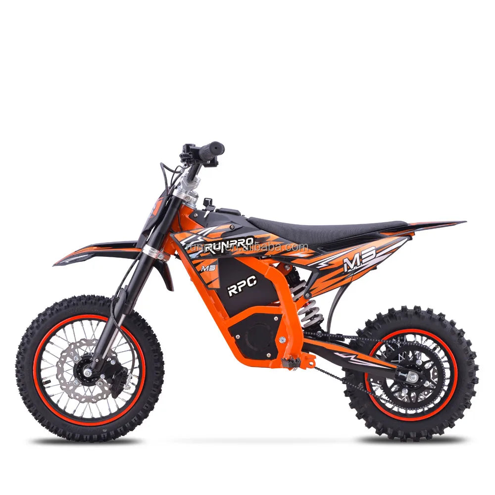 JMT-979594 1300W/1800W 48V Lithium Battery Electric Dirt Bike for Kids and Adults Off-Road Dirt Bike , Top Speed 27.9 mph
